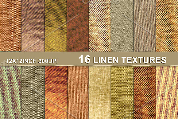 Linen Canvas Textile Burlap Texture in Textures - product preview 3