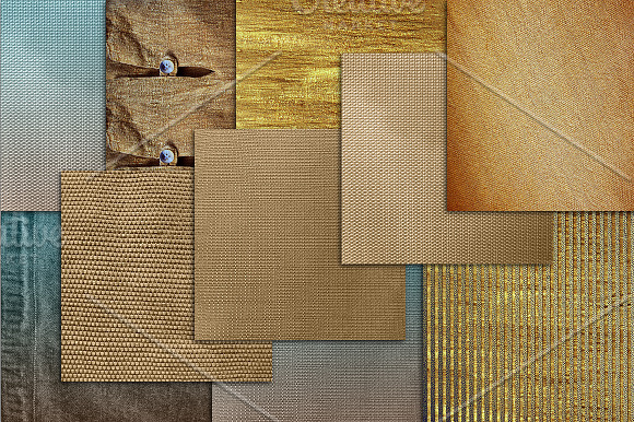 Linen Canvas Texture Backgrounds in Textures - product preview 5