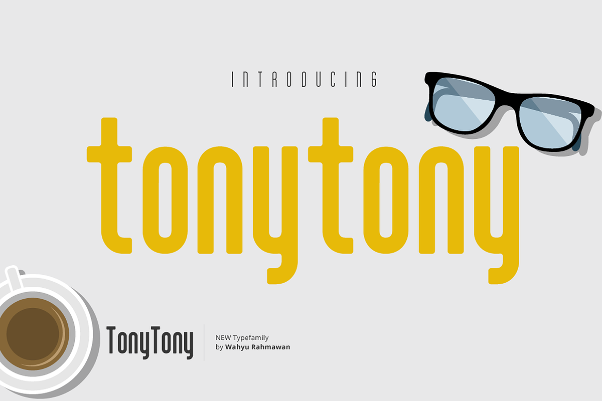 TonyTony  in Sans-Serif Fonts - product preview 8