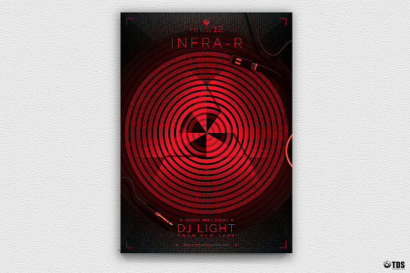 Music is Light Flyer Template in Flyer Templates - product preview 3