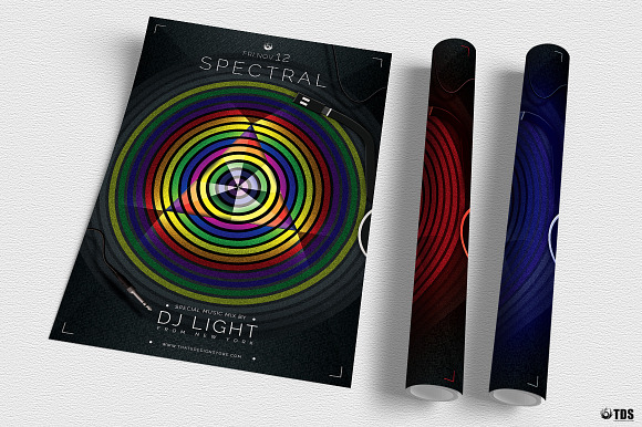 Music is Light Flyer Template in Flyer Templates - product preview 5