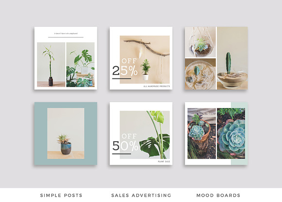 NATURALIS Instagram Pack in Instagram Templates - product preview 6