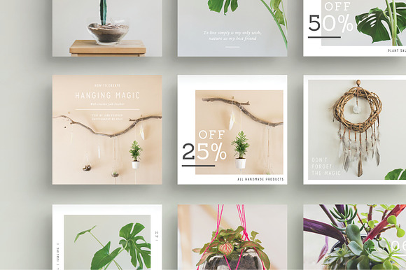 NATURALIS Instagram Pack in Instagram Templates - product preview 8