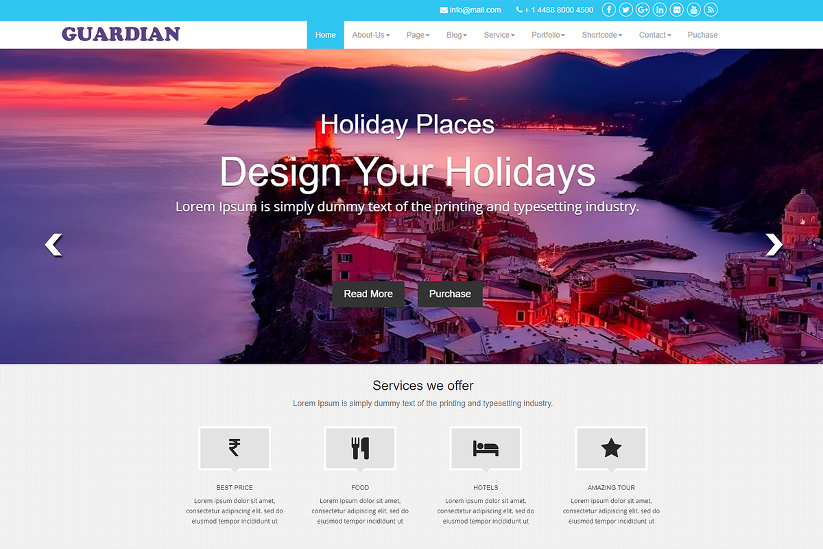 Guardian WordPress Theme in WordPress Business Themes - product preview 8