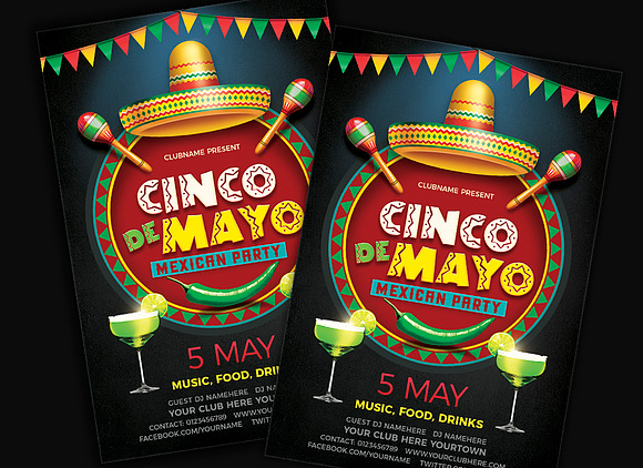 Cinco De Mayo in Flyer Templates - product preview 1