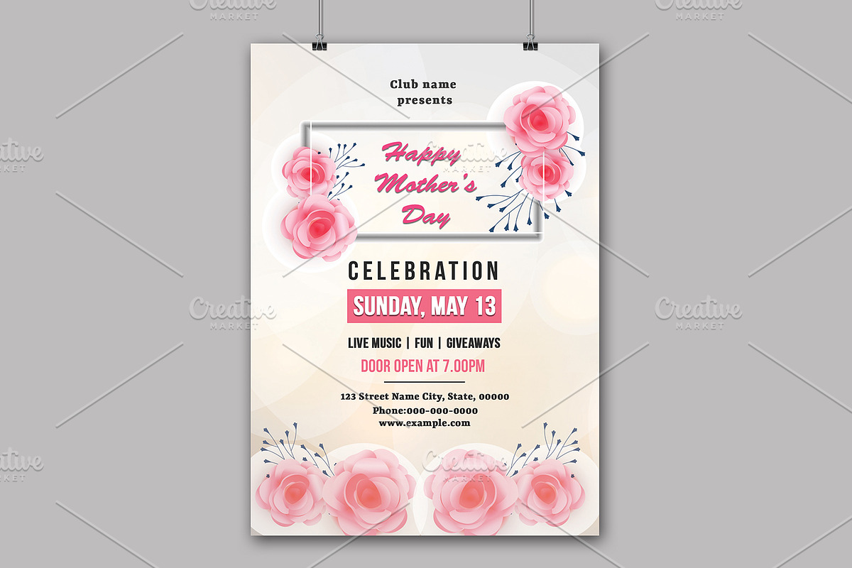 Mother's Day Flyer - V792 in Flyer Templates - product preview 8