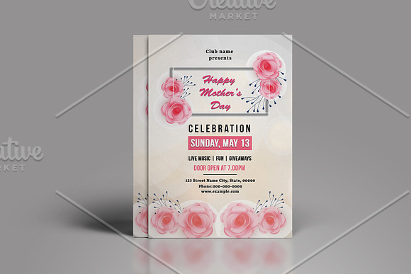 Mother's Day Flyer - V792 in Flyer Templates - product preview 1