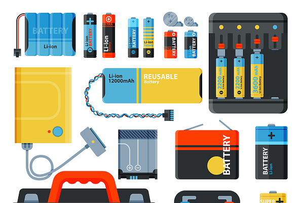 Battery energy save accumulators