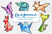 Watercolor Origami