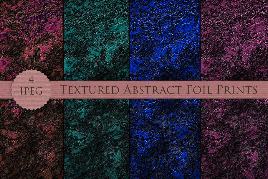 TEXTURED abstract foil print in Patterns - product preview 8