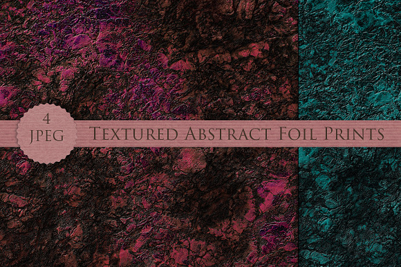 TEXTURED abstract foil print in Patterns - product preview 2