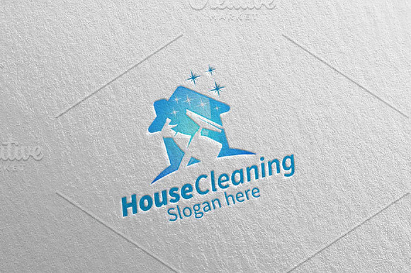 Cleaning Service vector Logo design in Logo Templates - product preview 1