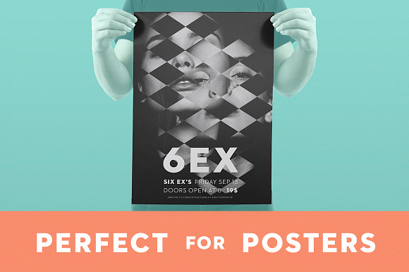 Poster Template – Geometric Effect in Add-Ons - product preview 1