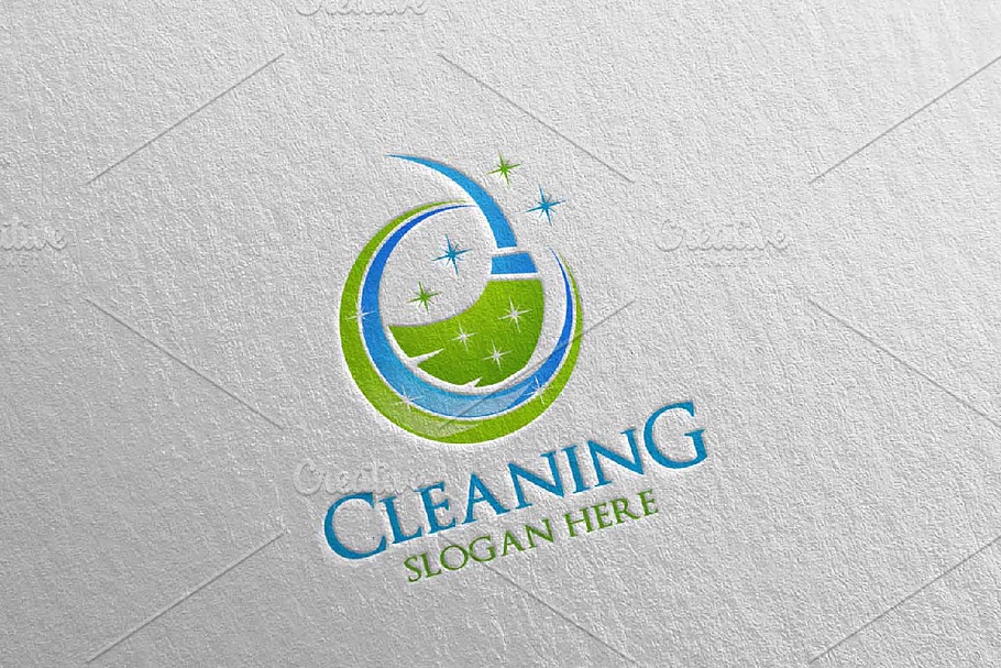 Cleaning Services Vector Logo in Logo Templates - product preview 8