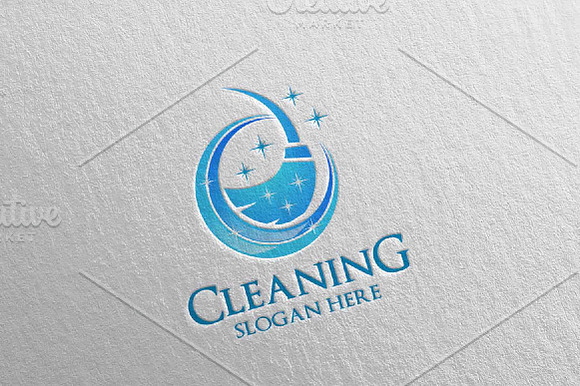 Cleaning Services Vector Logo in Logo Templates - product preview 2