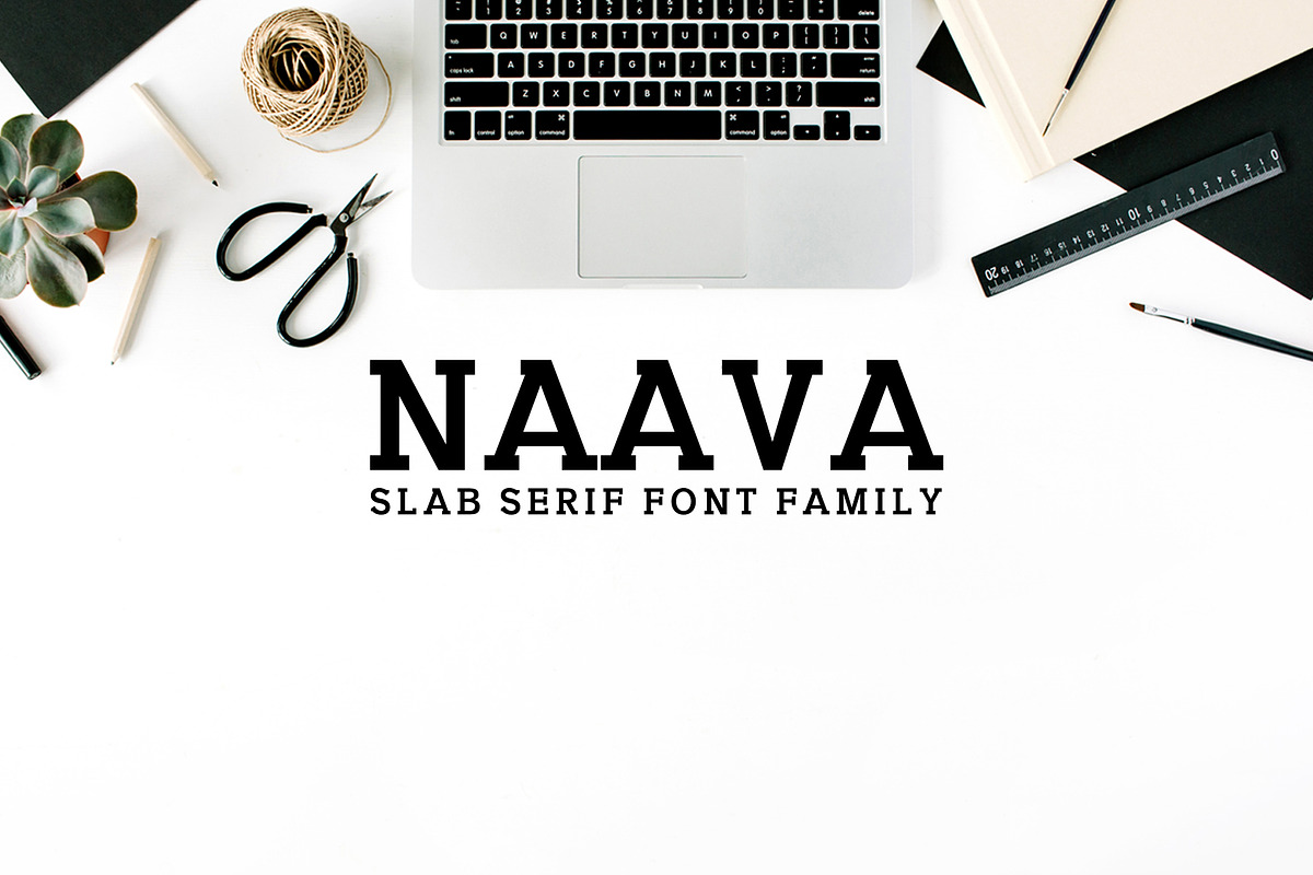 Naava A Slab Serif Font Family in Slab Serif Fonts - product preview 8