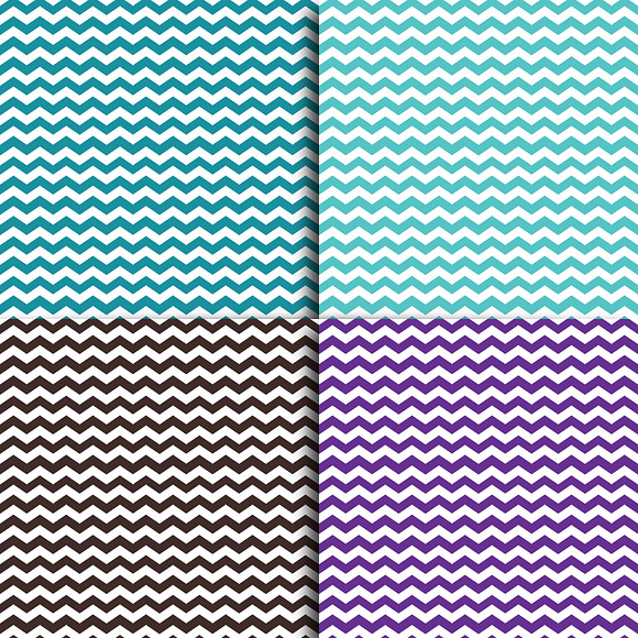 Chevron Digital Paper in Patterns - product preview 2