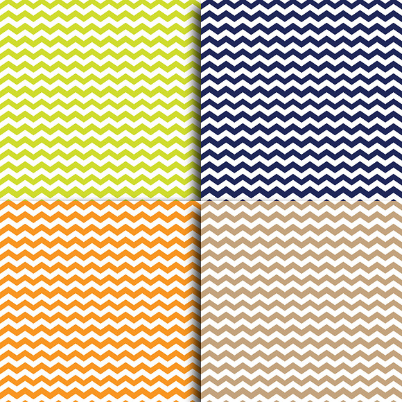 Chevron Digital Paper in Patterns - product preview 3