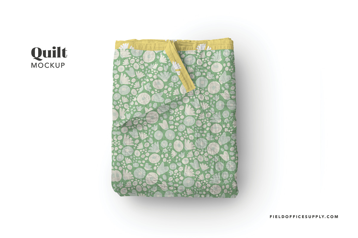Download Quilt Blanket Mockup | Creative Product Mockups ~ Creative ...