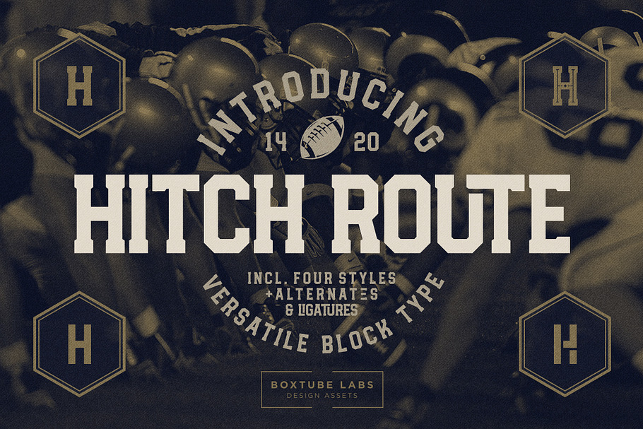 Hitch Route in Stencil Fonts - product preview 8