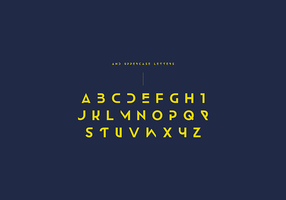 Ykar — futuristic sans serif font in Sans-Serif Fonts - product preview 3
