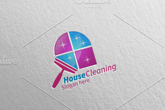 Cleaning Service Logo Design in Logo Templates - product preview 2