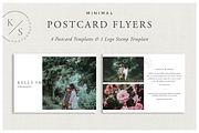 Minimal Postcard Flyers