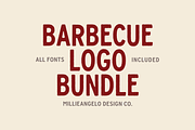 Barbecue Logo Bundle + Fonts