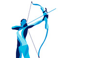 Stylized archery, sports archery