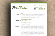 The Celia Resume Pack - Green