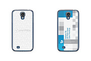 Galaxy S4 2d Flexi Clear Case Mockup
