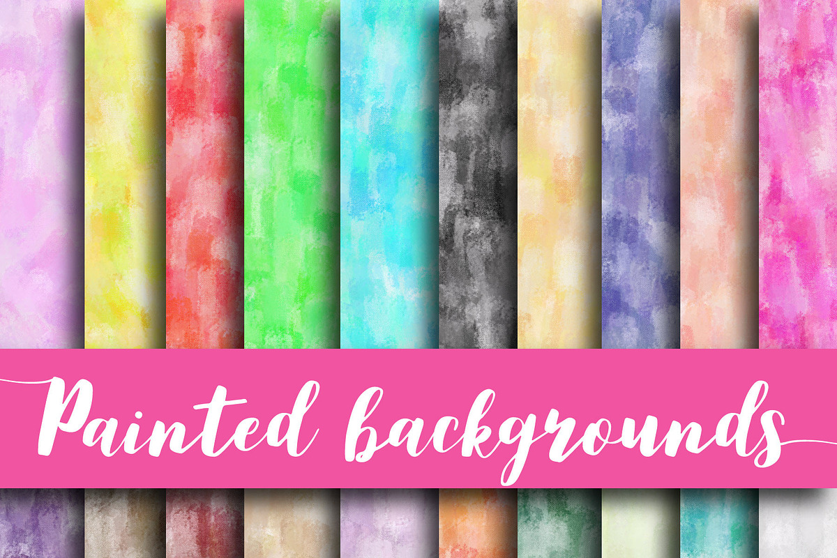 Painted Backgrounds  in Textures - product preview 8