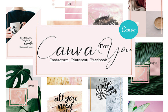4 in 1 Canva for you - Social media in Instagram Templates - product preview 4
