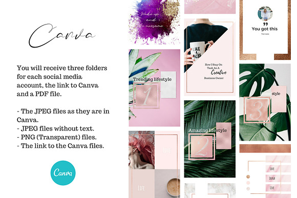 4 in 1 Canva for you - Social media in Instagram Templates - product preview 5