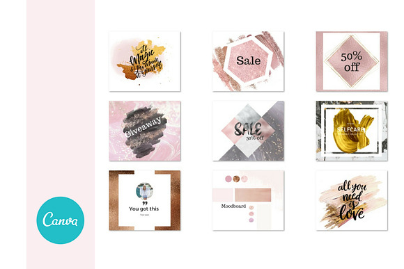 4 in 1 Canva for you - Social media in Instagram Templates - product preview 8