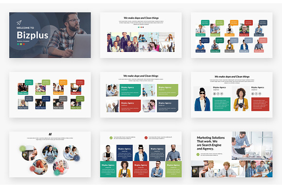BizPlus Multipurpose Powerpoint  in PowerPoint Templates - product preview 1