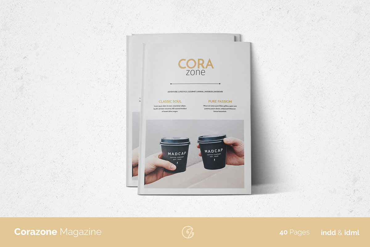 Corazone Magazine (2018) in Magazine Templates - product preview 8