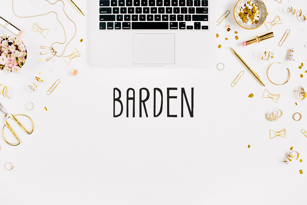 Barden Handmade Font in Display Fonts - product preview 8