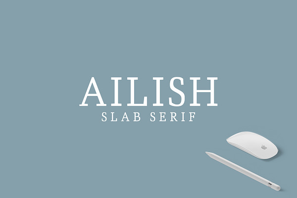 Ailish Slab Serif Font Pack