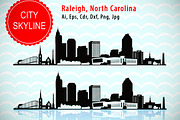 Raleigh City, North Carolina SVG