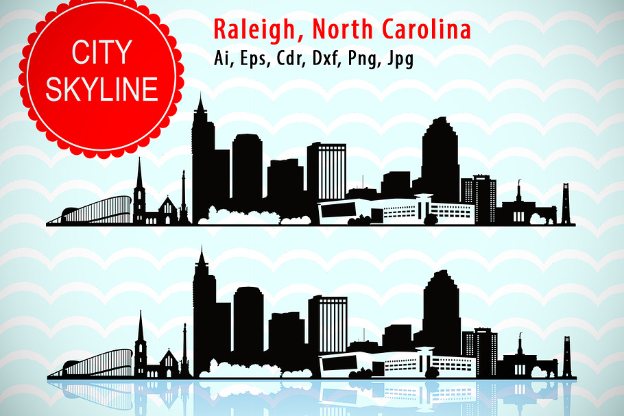 Raleigh City, North Carolina SVG in Illustrations - product preview 8
