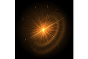 Explosion of the golden star
