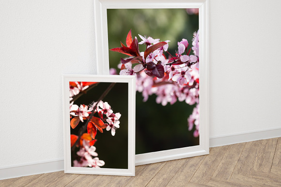Pink Spring Flowers in Textures - product preview 2