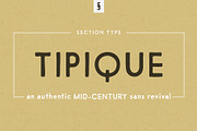 Tipique | Mid-Century Font Revival 