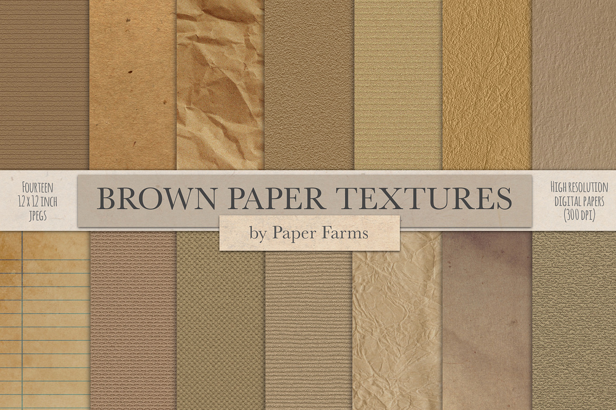 Brown paper textures in Textures - product preview 8