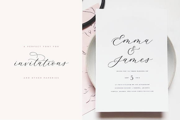 Adore Calligraphy Font in Website Fonts - product preview 9