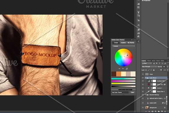 Bracelet Mockup in Product Mockups - product preview 1