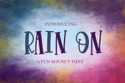 Rain On - Font