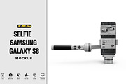 Selfie Samsung Galaxy S8 Mockup