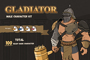 Male Gladiator Character KIT 